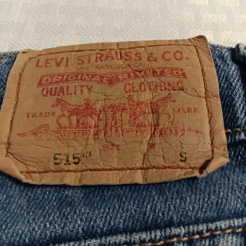 Levi's 515 Women's Jeans Boot Cut, Stretch, Medium Wash Mid-Rise 12 Slim - Picture 11 of 11